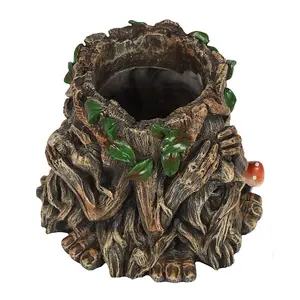 Something Different Green Man Plant Pot Brown (One Size)