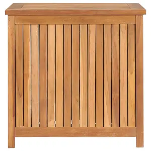 Berkfield Garden Storage Box 60x50x58 cm Solid Teak Wood