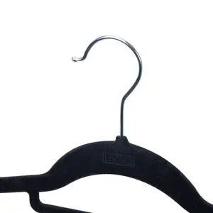 LIVIVO Plastic Clothes hangers, Pack of 50 - Black