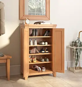 Hallowood Furniture Cotswold Shoe Storage Cupboard