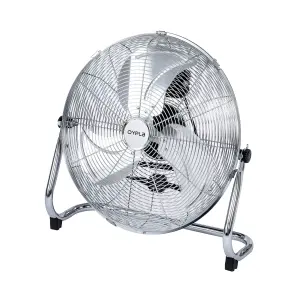 Oypla Electrical 18" Chrome 3 Speed Free Standing Gym Fan