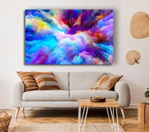 Clouds Of Power Canvas Print Wall Art - Medium 20 x 32 Inches