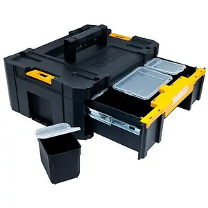 5x Dewalt DWST1-70705 TStak III Deep Draw Stackable Tool Storage Box Organisers