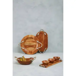 Interiors by Premier Vine Oval Serving Tray