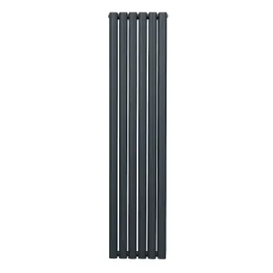 Oval Radiator - 1600 x 360mm - Anthracite