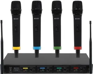 W Audio RM Quartet Handheld Wireless Radio Microphone System