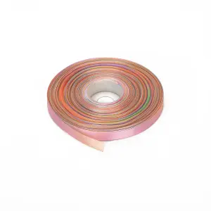 6mm Rainbow Double Sided Satin Polyester Ribbon Roll, 25 metres