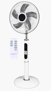 MantraRaj 16-Inch DC Pedestal Fan, Low Energy DC Motor, 15 Speeds, 3 Modes Remote Control And LED Display Oscillation DC Floor Fan