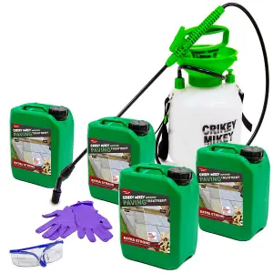 ALGAE, LICHEN & MOULD   Crikey Mikey Extra Strong Treatment Wizard 20L Kit