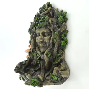 Laussat Juniper Treant Wall Plaque/Bird Feeder Sculpture