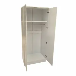 VENICE 2 door white 80cm wide wardrobe