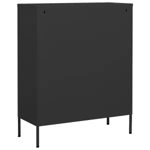 Berkfield Storage Cabinet Anthracite 80x35x101.5 cm Steel