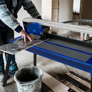 Wet Sliding Tile Cutter Sawing Bench 720mm 800W Ceramics Porcelain Heavy Duty