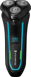 Remington R6 Aqua Men's Electric Shaver (Cordless, Wet & Dry, 100% Waterproof, Rotary Shaver, Pop-Up Detail Trimmer, USB Charging, 60-Minute Usage,