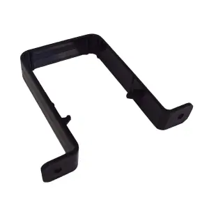 10 x Black Square 65mm Downpipe Brackets, Freeflow Rain Water Systems