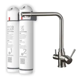 Hommix Ultra UF & Softening Drinking Water Filter with Sasani 304 Stainless Steel