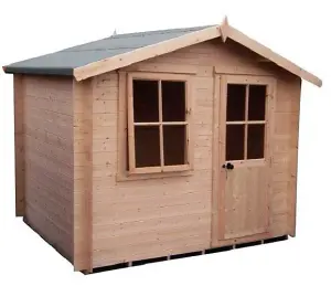 Avesbury Log Cabin Home Office Garden Room Approx 8 x 8 Feet