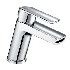 Medan Polished Chrome Deck-mounted Basin Mono Mixer Tap