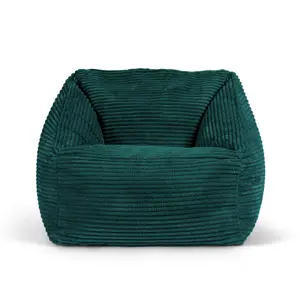 icon Kids Morgan Corduroy Armchair Bean Bag Teal Green Childrens Bean Bags