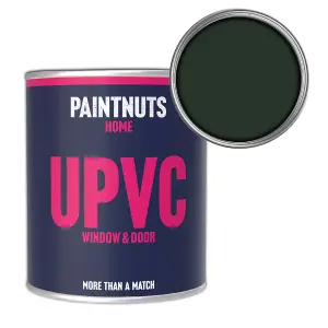 PaintNuts UPVC Door & Window Satin Paint - Fir Green - 2.5L Tin (RAL6009)