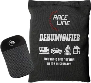 MantraRaj Reusable Car Interior Dehumidifier 300 Gram Dry Bag Moisture Absorber With Anti-Slip Dashboard Mat for Home Van Caravan