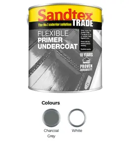 Sandtex Trade Exterior Flexible Primer Undercoat White 2.5L