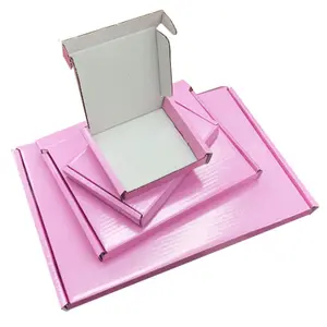 20 x Bright Pink Postal Packing Shipping Die Cut Boxes C5 Size