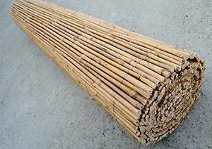 Abaseen 1.5m x 3m Extra Thick Natural Peeled Reed Fence, Garden Screening Fence for Outdoor Wind and Sun Protection