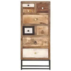 Berkfield Drawer Cabinet 45x30x105 cm Solid Reclaimed Wood