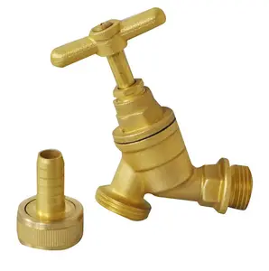 Pro Platinum Universal Brass Tap - Connects To a 1/2 Inch Standpipe / Water Supply - 3/4 Inch Output