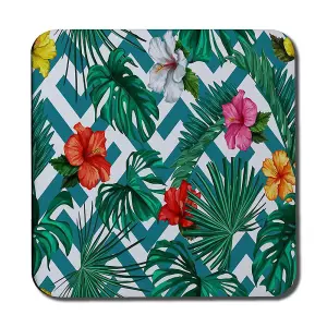 Tropical Leaves & Geometrics (Coaster) / Default Title