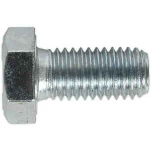 25 Pack M12 x 25mm Zinc Setscrews - Grade 8.8 Fully Threaded DIN 933