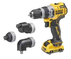 Dewalt 12v XR DCD703L2T Brushless 4X Multi-Head Drill Driver + Charger 2 x 3ah