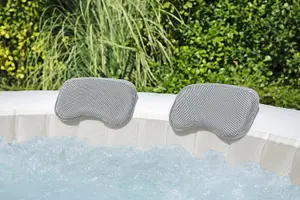 Set of 2 Bestway Lay-Z-Spa Padded Pillow Neck and Head Support for Hot Tub