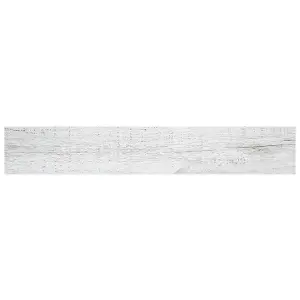 Fitz Matt White Wood Effect Porcelain Outdoor Tile - Pack of 64, 22.656m² - (L)1200x(W)295