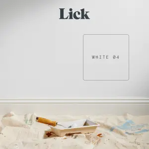 Lick White 04 Matt Emulsion paint, 2.5L