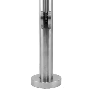 MonsterShop Stainless Steel Balustrade, End Post, 110cm H