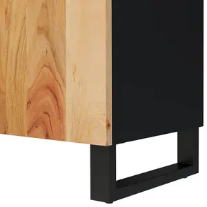 Berkfield TV Cabinet 105x33.5x46 cm Solid Wood Acacia&Engineered Wood