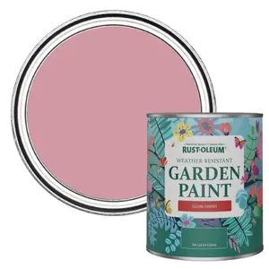 Rust-Oleum Dusky Pink Gloss Garden Paint 750ml