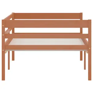 Berkfield Bed Frame Honey Brown Solid Pinewood 90x200 cm