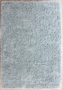 Duck Egg Blue Thick Soft Shaggy Area Rug 160x230cm