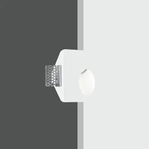 Luminosa ARIEL Recessed Wall Light White 10x10x5cm