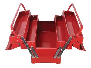 Faithfull NTBC125 Metal Cantilever Toolbox - 5 Tray 40cm (16in) FAITBC517