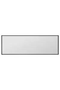 MirrorOutlet Artus - Black Aluminium Edged Wall Leaner Mirror 47" X 16" (120CM X 40CM)