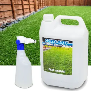 Artificial Grass Lawn Cleaner Crikey Mikey 5L & Cleaning Sprayer Kit