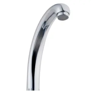 Aubery Chrome effect Kitchen Monobloc Tap