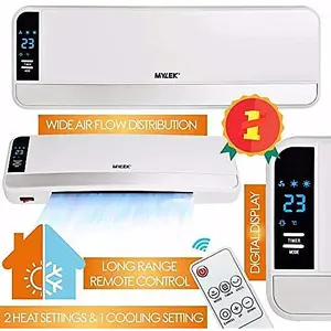 MYLEK Overdoor Heater 2kW Electric Downflow Over Door Air Curtain And Fan with Thermostat