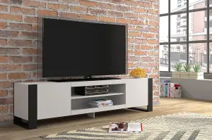 Mondi TV Cabinet in White Matt W1880mm x H470mm x D400mm