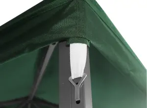 SunDaze 1-Tier Replacement Top Fabric for 3x3m Gazebo Pavilion Roof Canopy Green