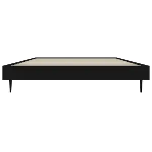 Berkfield Bed Frame Black 90x190 cm 3FT Single Engineered Wood